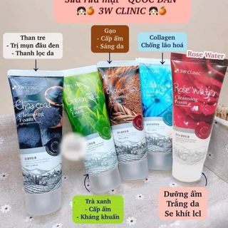 Sữa Rửa Mặt Trà xanh 3W CLINIC