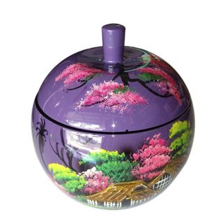 Hủ táo sơn mài cao cấp Thanh Bình Lê đựng bánh kẹo mứt, vật dụng nhỏ, trang trí bàn kệ, nhà cửa, văn phòng, quà tặng
