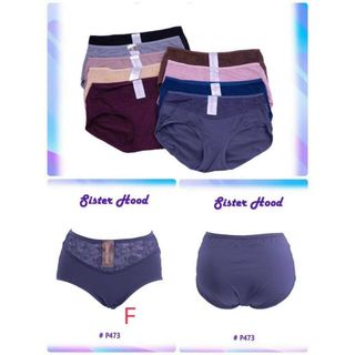 Quần Lót Thái Sister hood Phối Ren Siêu Bền Free Size từ: 50-60kg, Nhập Khẩu, lưng cao, ôm trọn body, hông đầy đặn, chất