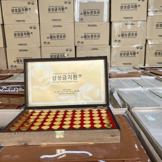 An cung ngưu hộp gỗ 60  GUM JEE HWAN