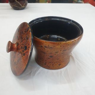 Hủ đựng trà sơn mài cao cấp họa tiết cổ xưa