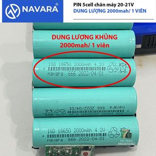 Pin máy khoan, pin máy khoan 21v, pin 5cell chân pin máy 20-21v, pin có dung lượng khủng 2000mah/1 viên giá sỉ