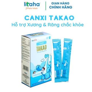 Thạch Canxi cho bé hỗ trợ tiêu hóa TAKAO cho xương răng chắc khỏe từ Canxi glucoheptonate Litaha Pharma giá sỉ