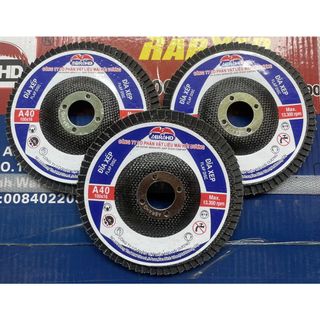 Combo 10 viên Nhám xếp,ráp xếp 1 tấc (100m) vật liệu mài hải dương A40-A320