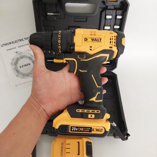 Máy khoan pin Dewalt 20v 3 chế độ - 35 cấp trượt tặng kèm phụ kiện 24 chi tiết