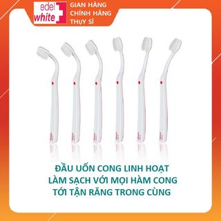 Bàn chải siêu mềm Ultrasoft Flosserbrush (sợi lông siêu mềm 0,02mm, cán có thể uốn cong, phù hợp mọi loại răng)