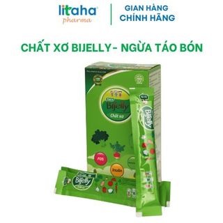 Chất xơ Bijelly - Phòng ngừa táo bón - Hàng chính hãng BIMIPharma 20 gói/ Hộp 300g dạng Thạch.