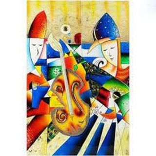 Tranh Picasol Sơn Mài Cao Cấp Thanh Bình Lê 20x30 trang trí kệ tủ, văn phòng, nhà cửa, làm quà tặng ý nghĩa cho người th