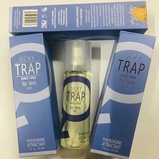 (Giá Sỉ 10 Chai) Nước Hoa Sexy Trap Dành Cho Nam Kích Thích Nữ - Màu Xanh 29.5ml
