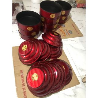 [HÀNG ORDER] Mâm quả sơn mài cao cấp Thanh Bình Lê các loại quả vuông, tròn, trái tim và lục giác