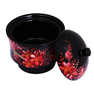 Hủ sâm sơn mài cao cấp Thanh Bình Lê size 10x11 cm đựng bánh kẹo mứt, vật dụng nhỏ, trang trí bàn kệ, nhà cửa, văn phòng