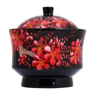 Hủ sâm sơn mài cao cấp Thanh Bình Lê size 10x11 cm đựng bánh kẹo mứt, vật dụng nhỏ, trang trí bàn kệ, nhà cửa, văn phòng