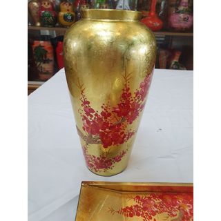 Bộ Khay Bình Hủ Mứt Tết sơn mài cao cấp Thanh Bình Lê đựng bánh kẹo mứt, hạt dưa đẹp mắt, sang trọng, quà tặng ý nghĩa c
