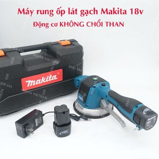 Máy rung hít gạch, máy ốp lát gạch MaKiTa 2 chức năng đầm rung hít gạch 6 cấp độ rung, bảo hành 6 tháng giá sỉ