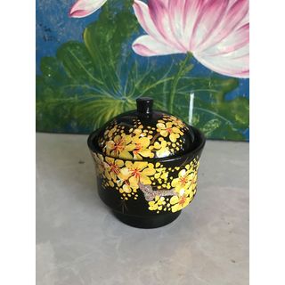 Hủ sâm sơn mài cao cấp Thanh Bình Lê size 10x11 cm đựng bánh kẹo mứt, vật dụng nhỏ, trang trí bàn kệ, nhà cửa, văn phòng