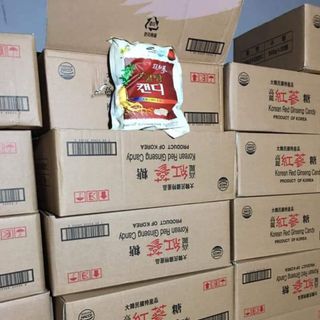 Kẹo sâm Không đường TRẮNG bịch 500gr (thùng 20 bịch)