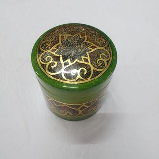 Hủ đựng trà sơn mài cao cấp hoa văn 11,5x11,5 cm