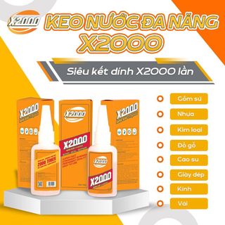 [Hàng chính hãng- Bao bì mới]Keo nước x2000,Keo dán đa năng X2000 gắn kết mọi vật liệu, Keo dính Keo dán dán gỗ, gốm sứ,