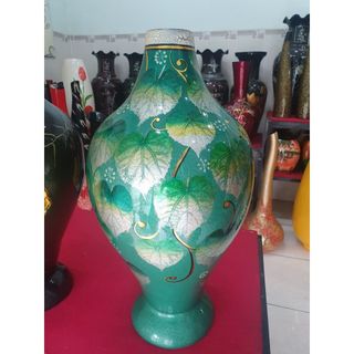 Bình sơn mài hút tài lộc cao cấp Thanh Bình Lê cắm hoa, trang trí nhà cửa, văn phòng, sảnh tiệc, quà tặng ý nghĩa đối tá