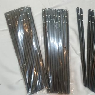 THANH LÍ - Đũa gỗ Mun Sừng đầu vuông gắn ốc cao cấp