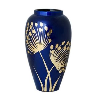 Bình lá lan Sơn Mài Cao Cấp Thanh Bình Lê size 17x10 Cắm Hoa, Trang Trí Kệ, Bàn Làm Việc, Quà Tặng