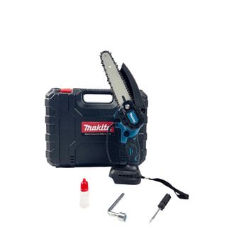 Máy cưa xích cầm tay, máy cưa mini dùng pin Makita 199v không chổi than, pin khủng 10cell cưa gỗ cầm tay máy siêu khỏe
