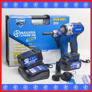 Máy Siết Bulong NAVARA NVR-6001, Lực siết 380n.m, Bảo Hành Chính Hãng 12 Tháng