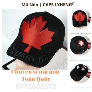 Mũ Lưỡi Trai Sản Xuất Tại Capslyheng Chất Kaki Logo DSQUARED.2