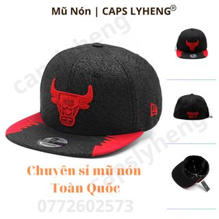 Mũ Lưỡi Trai Snapback Sản Xuất Tại Capslyheng Kaki Thun Bít Đuôi Trâu Đỏ