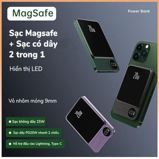 Pin dự phòng Magsafe Ultra-thin Q9 10000mAh giá sỉ