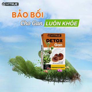 Detox Gan Vitrue - Cho Gan luôn khỏe, giải rượu và bia