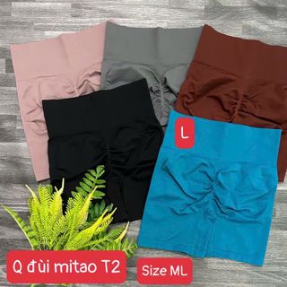 Quần đùi Mitao Chất dệt mềm co giãn tốt,có chun mông nữa ạ cho v3 căng đét