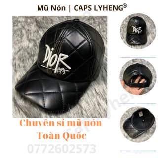 Mũ Lưỡi Trai Sản Xuất Tại Capslyheng Chất Da PU Logo Di.or