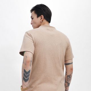 Áo thun cotton nam, áo thun nam cao cấp, chất 100% cotton gân dệt , dày vừa mình , thiết kế 3 nút lịch lãm - size từ 50kg - 85kg