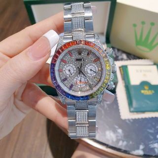 ĐỒNG HỒ RO.LEX CƠ CAO CẤP FULL ĐÁ