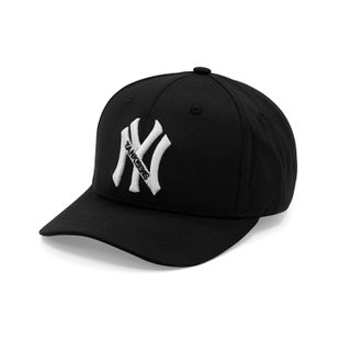 Mũ Lưỡi Trai Sản Xuất Tại Capslyheng Chất Kaki Hiệu MLB Logo N.Y