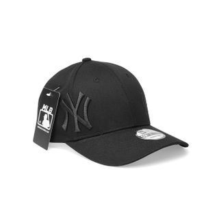 Mũ Lưỡi Trai Sản Xuất Tại Capslyheng Chất Kaki Hiệu MLB Logo N.Y Yankees Màu Đen Basic