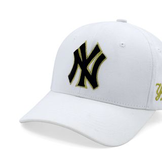 Mũ Lưỡi Trai Sản Xuất Tại Capslyheng Chất Kaki Thun Hiệu MLB Logo N.Y