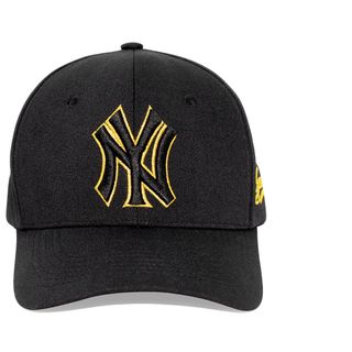 Mũ Lưỡi Trai Sản Xuất Tại Capslyheng Chất Kaki Thun Hiệu MLB Logo N.Y