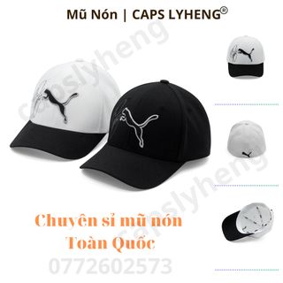 Mũ Lưỡi Trai Sản Xuất Tại Capslyheng Chất kaki Thun Hiệu Pu.ma Logo Con Báo Chữ Ký