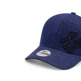 Mũ Lưỡi Trai Sản Xuất Tại Capslyheng Chất Kaki Phối Lưới Hiệu MLB Logo N.Y