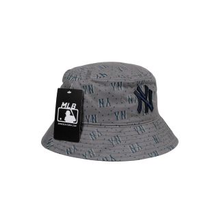 Nón Bucket Xuất Tại Capslyheng Chất Kaki Hiệu MLB Logo Thêu N.Y & Họa Tiết