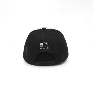 Mũ Lưỡi Trai Sản Xuất Tại Capslyheng Chất Kaki Phối Lưới Hiệu MLB Logo N.Y & Họa Tiết 2D