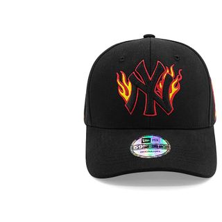 Mũ Lưỡi Trai Sản Xuất Tại Capslyheng Chất Kaki Hiệu MLB Logo N.Y Thêu 3D Họa Tiết