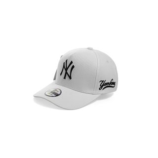Mũ Lưỡi Trai Sản Xuất Tại Capslyheng Chất Kaki Hiệu MLB Logo N.Y Cao Su Họa Tiết Yankees