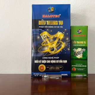 Dầu trung tu Halotec 800mml & dầu phục hồi kim phun buồng đốt