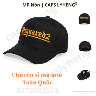 Mũ Lưỡi Trai Sản Xuất Tại Capslyheng Chất Kaki Logo DSQUARED2