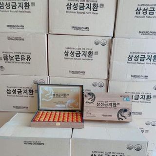 An cung ngưu hoàng hoàn Hàn Quốc Samsung Gum Jee Hwan (bổ não) hộp gỗ 60 viên giá sỉ