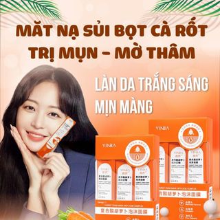 Mặt nạ sủi bọt cà rốt
