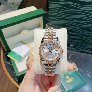 ĐỒNG HỒ RO.LEX CƠ VIỀN ĐÁ CAO CẤP
